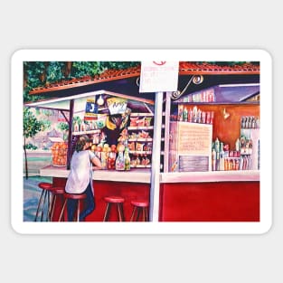 Foodstand, Mexico Sticker